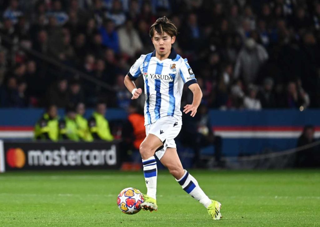 Ist Real Sociedad (im Bild: Kubo) gegen Mallorca im Vorteil? © IMAGO / Le Pictorium, 14.02.2024 Mallorca Real Sociedad Tipp