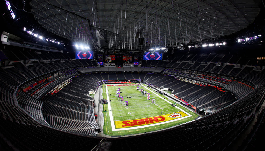 Super Bowl Stadion 2024 Zuschauer Kapazität Tickets