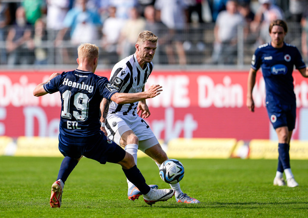 Entführt Sandhausen (im Bild: Alexander Mühling) drei Punkte aus Köln? © IMAGO / foto2press, 30.09.2024 Viktoria Köln Sandhausen Tipp