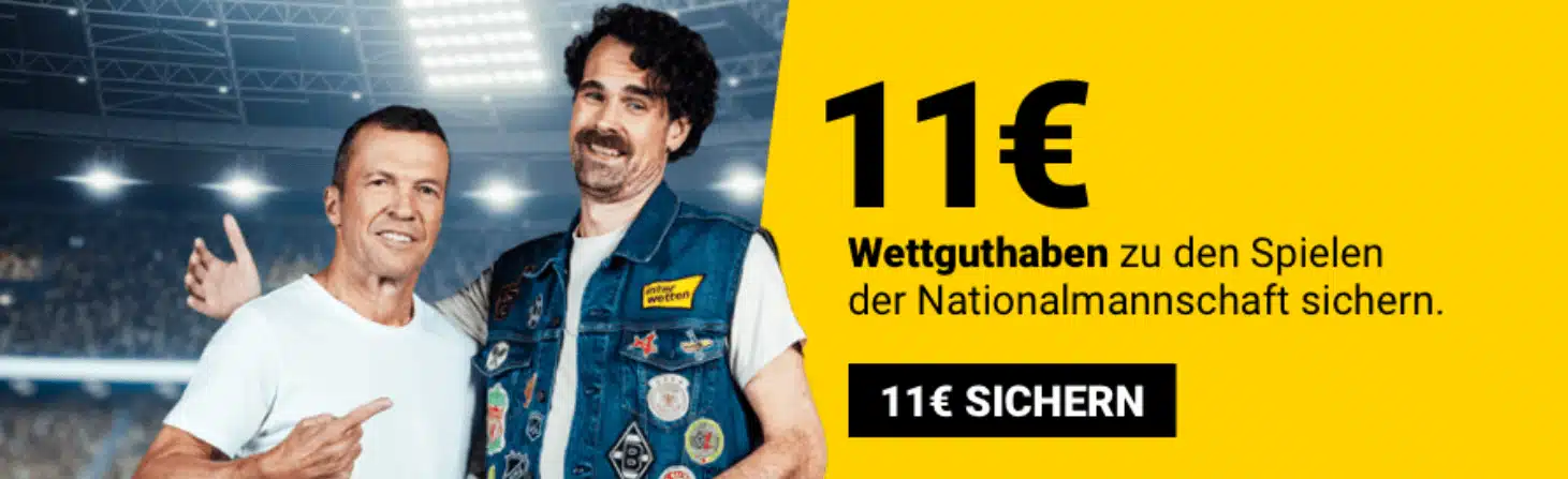 11 € Freebet Gutschein bei Interwetten