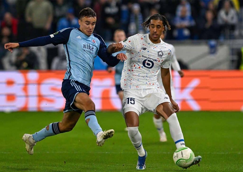 Lässt der Youngster Yoro Lille jubeln? © Alamy / CTK, 09.11.2023 Lille Lens Tipp