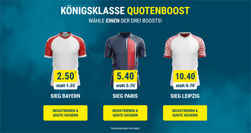 Bayern Lazio Rom wetten mit Quoten Boost