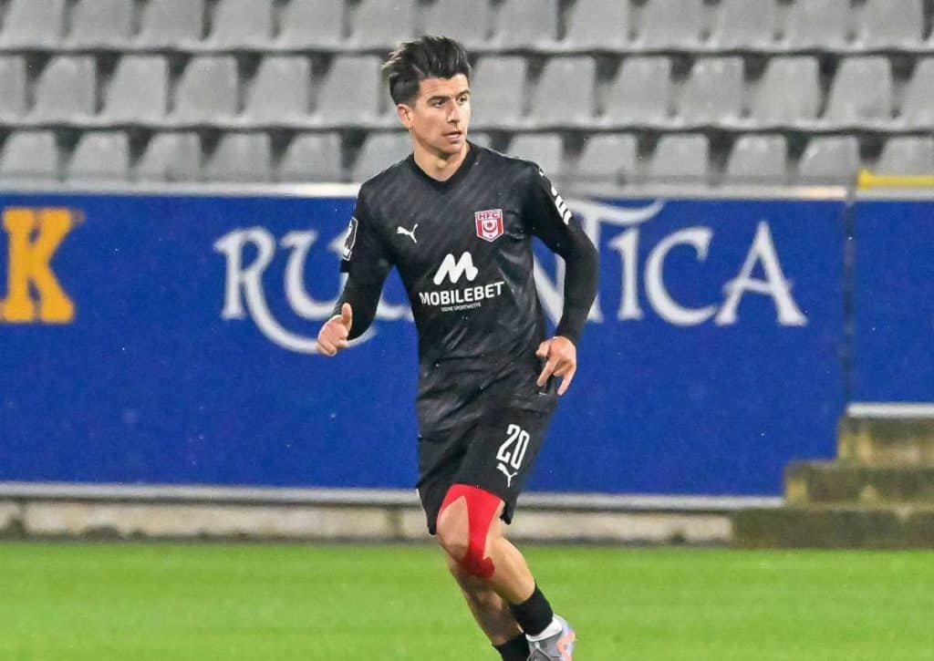 Muss sich Halle (im Bild: Deniz) gegen Ulm geschlagen geben? (© dpa picture alliance / Alamy Stock Photo) Halle Ulm Tipp