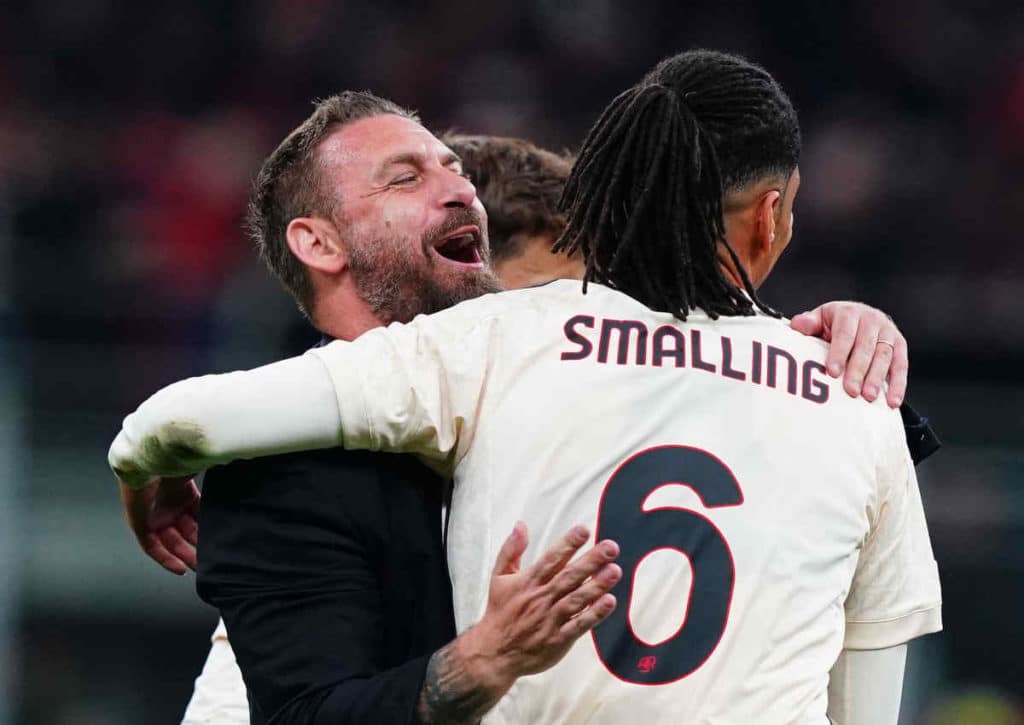 Haben De Rossi und Smalling von AS Rom auch nach dem Spiel gegen Udinese Grund zum Feiern?