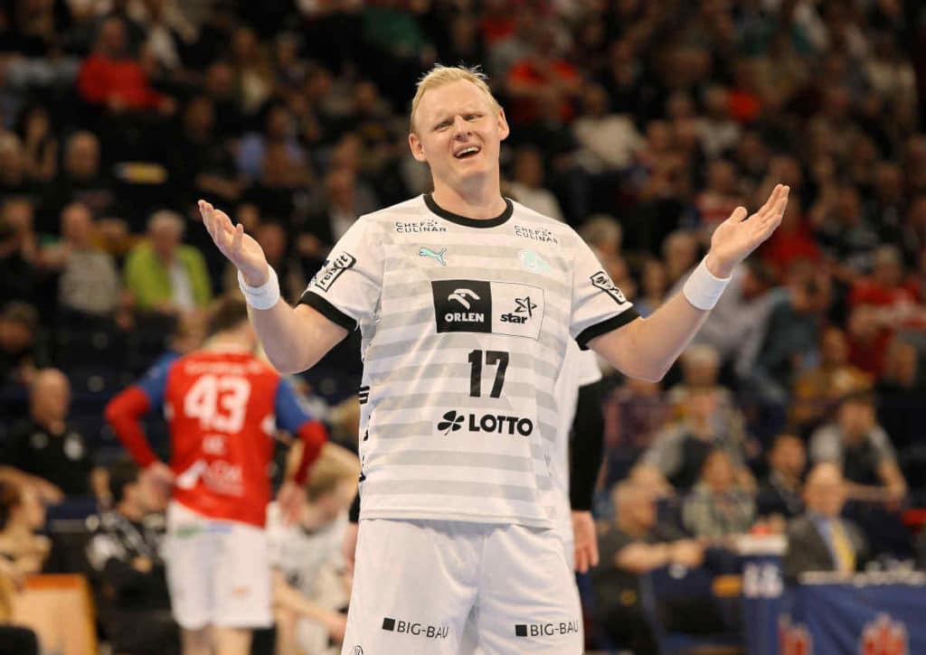 Zieht der THW Kiel (im Bild: Patrick Wiencek) mit einem Sieg gegen Montpellier ins Final Four nach Köln ein?