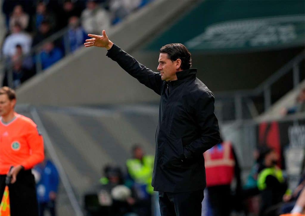 Verschärft Union Berlin die angespannte Situation in Gladbach (im Bild: Gerardo Seoane)? (© dpa picture alliance / Alamy Stock Photo) Gladbach Union Berlin Tipp