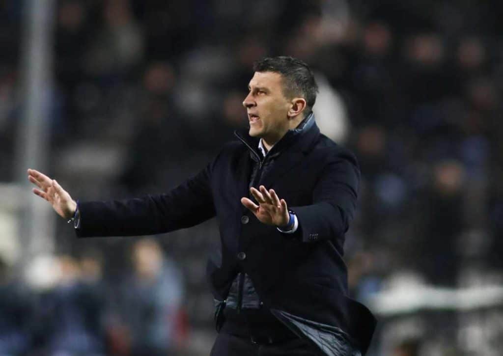 Schwächelt Dinamo Zagreb (im Bild: Trainer Jakirovic) gegen Slaven Belupo? (© Associated Press / Alamy Stock Photo ) Kroatien HNL 35. Spieltag Wett-Tipps