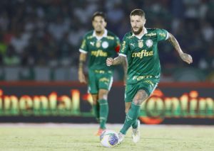 Setzt sich Palmeiras (im Bild: Ze Rafael) im Rückspiel gegen San Lorenzo durch? (© Associated Press / Alamy Stock Photo) Palmeiras San Lorenzo Tipp
