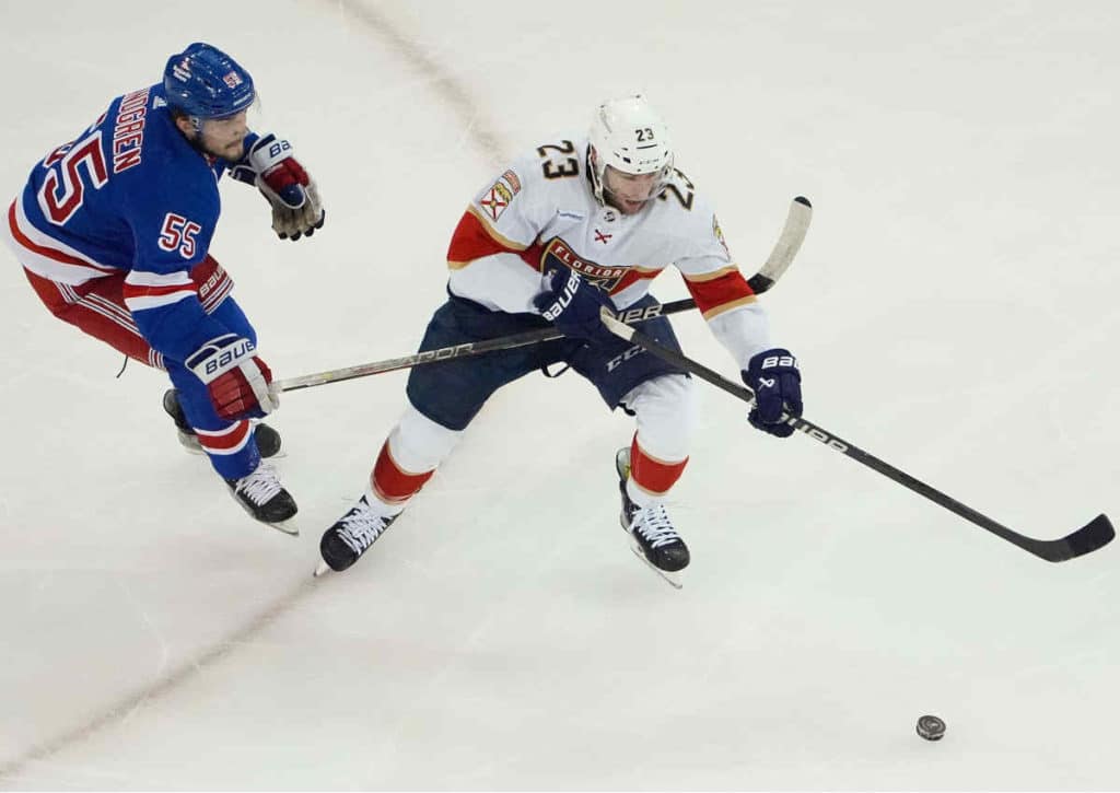 Kann Carter Verhaeghe mit seinen Panthers die Serie gegen die NY Rangers zum 2:2 ausgleichen?