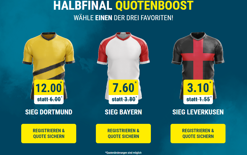 Sportwetten.de mit Leverkusen AS Rom Quoten Boost