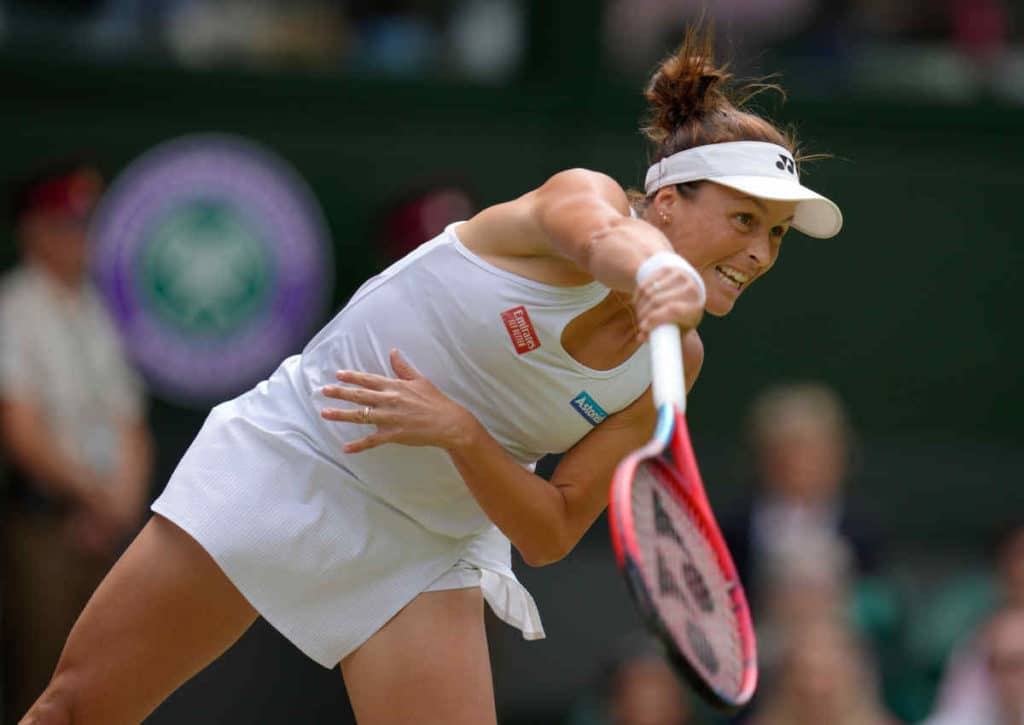 Sieht die ehemalige Halbfinalistin Maria in Wimbledon gegen Lokalmatadorin Boulter kein Land?