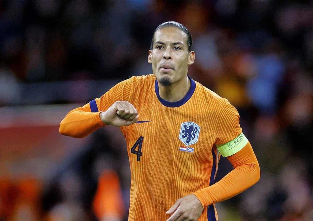 Holt sich die Niederlande (im Bild: Virgil van Dijk) gegen Kanada Selbstvertrauen kurz vor der EM 2024? (© Pro Shots / Alamy Stock Photo) Niederlande Kanada Tipp