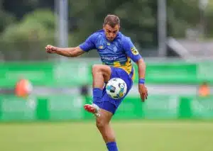 Macht Dynamo Kiew (im Bild: Kostyantyn Vivcharenko) gegen Partizan Belgrad da weiter, wo es letzte Woche aufhörte? (© dpa picture alliance / Alamy Stock Photo) Partizan Belgrad Dynamo Kiew Tipp