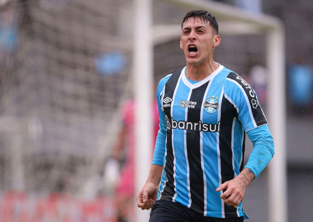 Setzt sich die Talfahrt von Gremio (im Bild: Pavon) auch bei Sao Paulo weiter fort? (© Associated Press / Alamy Stock Photo) Sao Paulo Gremio Tipp