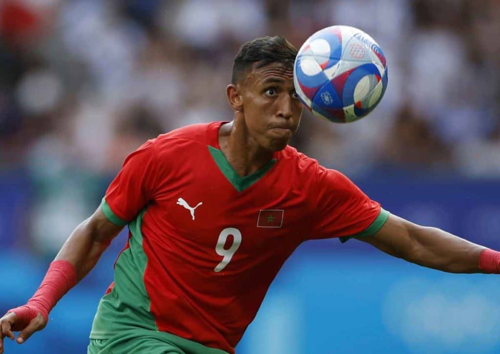 Schießt Rahimi (im Bild) Marokko zum Olympia-Triumph gegen Ägypten? (© AP Photo/Aurelien Morissard) Ägypten Marokko Tipp