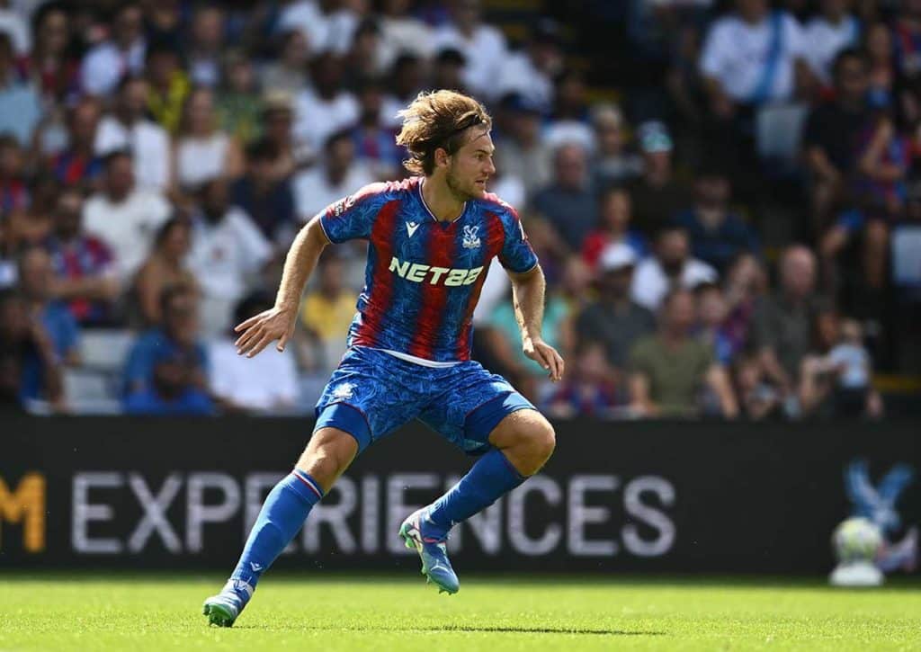 Holt sich Crystal Palace (im Bild: Joachim Andersen) zum Auftakt drei Zähler bei Brentford? (© Soccer Images / Alamy Stock Photo) Brentford Crystal Palace Tipp