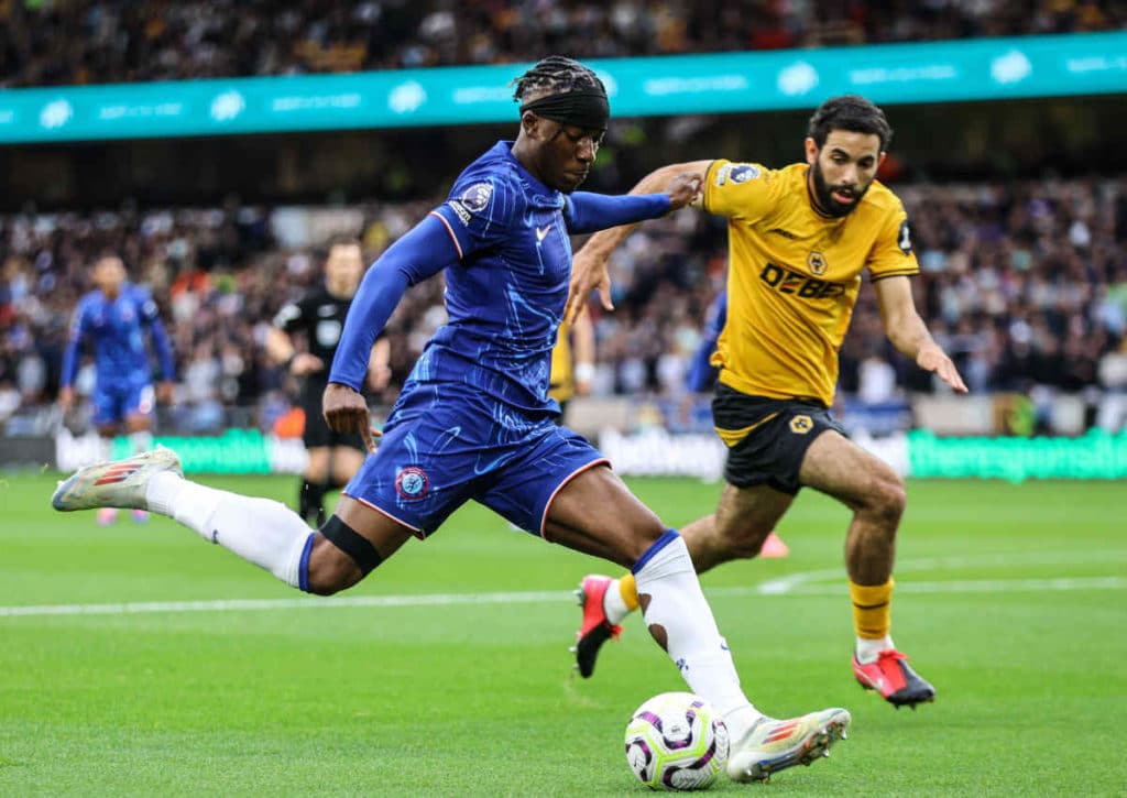 Führt Madueke Chelsea auch zum Sieg gegen Glasners Crystal Palace? (© SPP Sport Press Photo. / Alamy Stock Photo) Führt Madueke Chelsea auch zum Sieg gegen Glasners Crystal Palace?