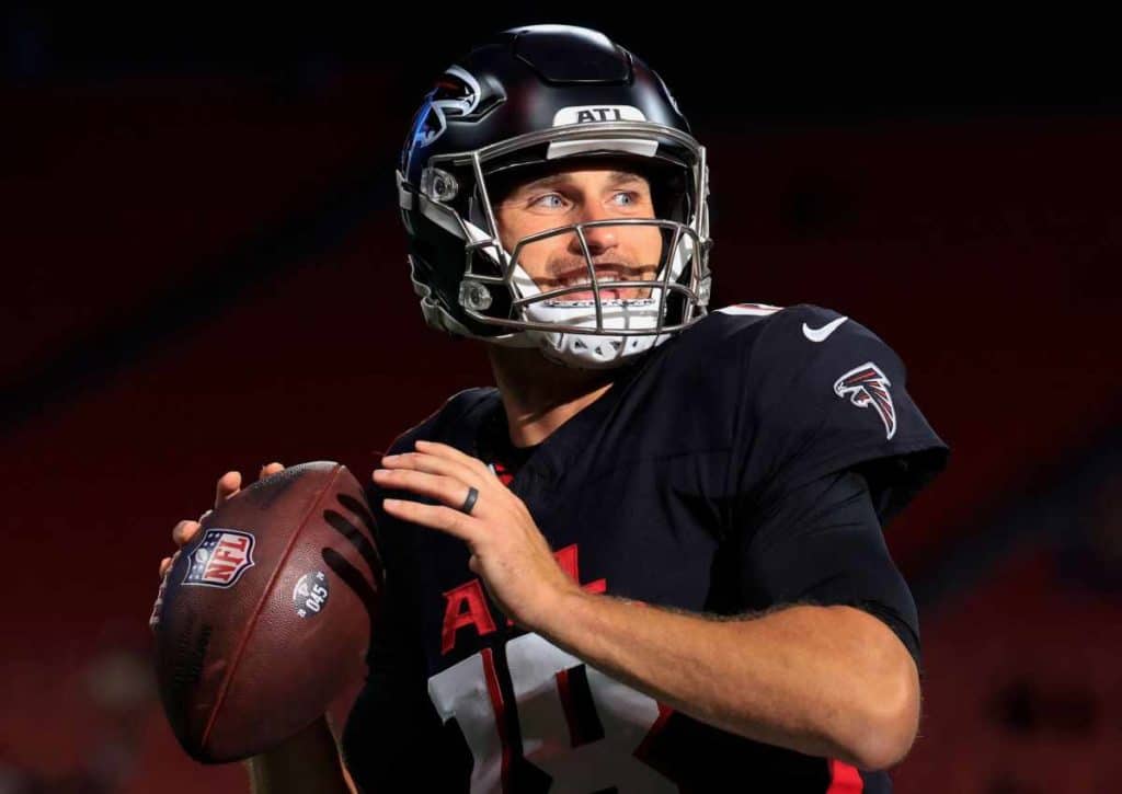 Setzen sich die Falcons (im Bild: Cousins) gegen die Steelers durch? (© Associated Press / Alamy Stock Photo) Atlanta Falcons Pittsburgh Steelers Tipp