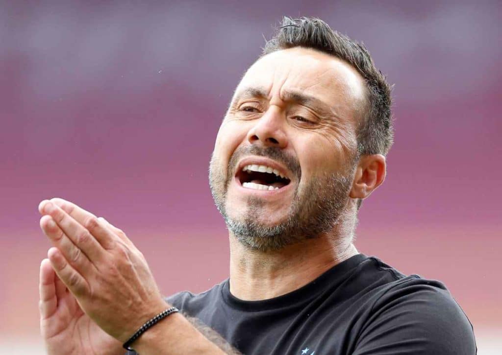 Marseille (im Bild: Trainer De Zerbi) will sich in Ligue 1 am 8. Spieltag einen Sieg sichern. (© PA Images / Alamy Stock Photo) 8. Spieltag Ligue 1 Wett-Tipps