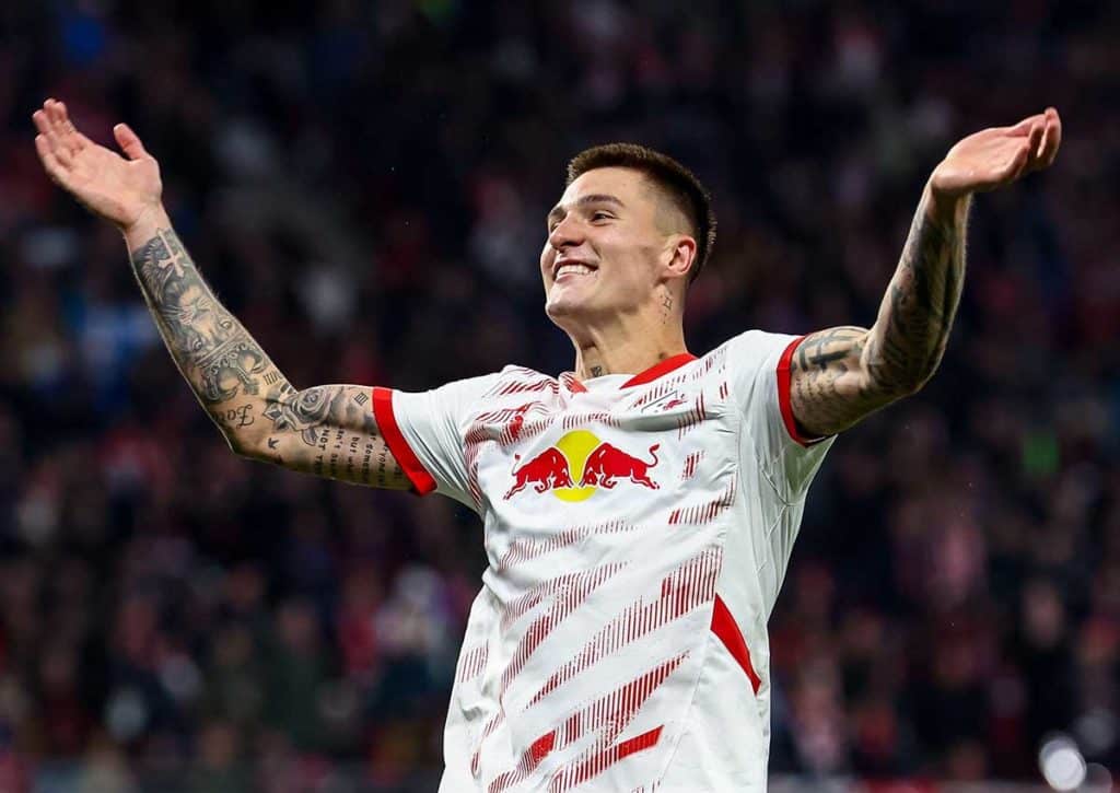 Ist Leipzig-Star Benjamin Sesko auch gegen Mainz treffsicher? (© dpa picture alliance / Alamy Stock Photo) Aktuelle Torschützen Tipps
