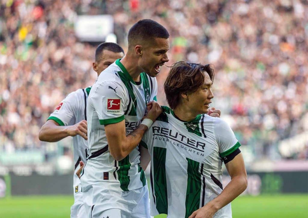 Gewinnt Gladbach (im Bild: Julian Weigl) in Mainz endlich mal wieder ein zweites Spiel in Folge? (© Werner Otto / Alamy Stock Photo) Mainz Gladbach Tipp