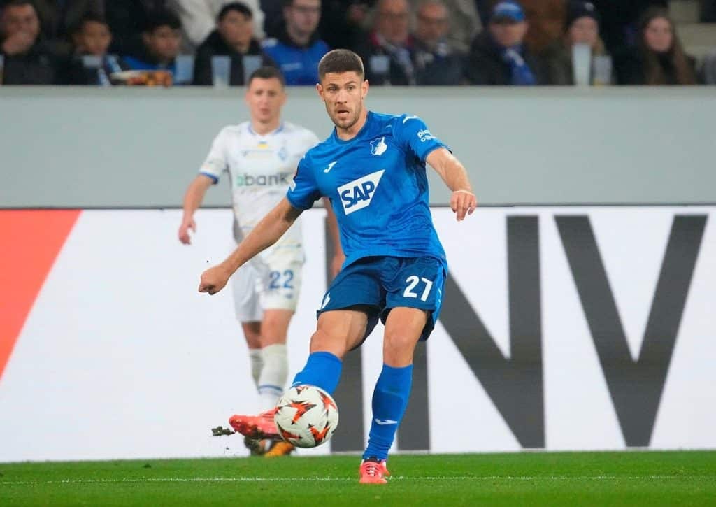 Harter Brocken: Nimmt Hoffenheim (im Bild: Andrej Kramaric) gegen Lyon Punkte mit? (© dpa picture alliance / Alamy Stock Photo) Hoffenheim Lyon Tipp