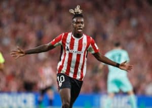 Spielt Bilbao (im Bild: Nico Williams) ihre Heimstärke im Euskal Derbia aus? (© Aflo Co. Ltd. / Alamy Stock Photo) Athletic Bilbao Real Sociedad Tipp