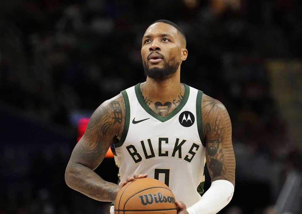 Können Damian Lillard und die Bucks gegen Utah endlich wieder auf die Erfolgsstraße zurückkehren? (© Associated Press / Alamy Stock Photo) Bucks Jazz Tipp