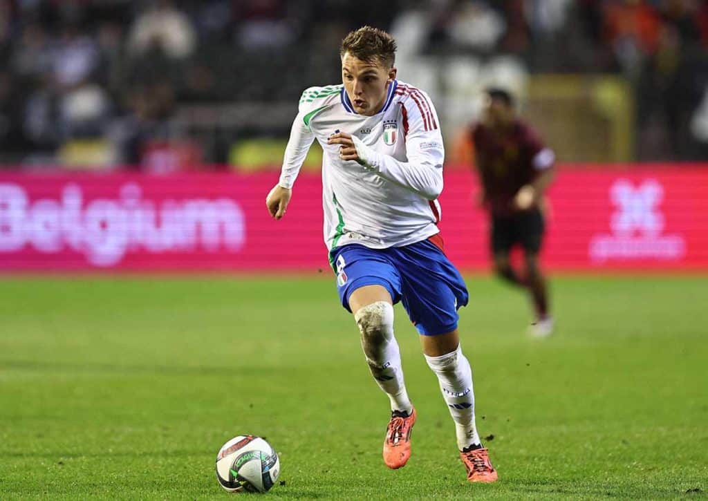 Begegnen sich Italien (im Bild: Retegui) und Frankreich auf Augenhöhe? (© Aflo Co. Ltd. / Alamy Stock Photo) Italien Frankreich Tipp