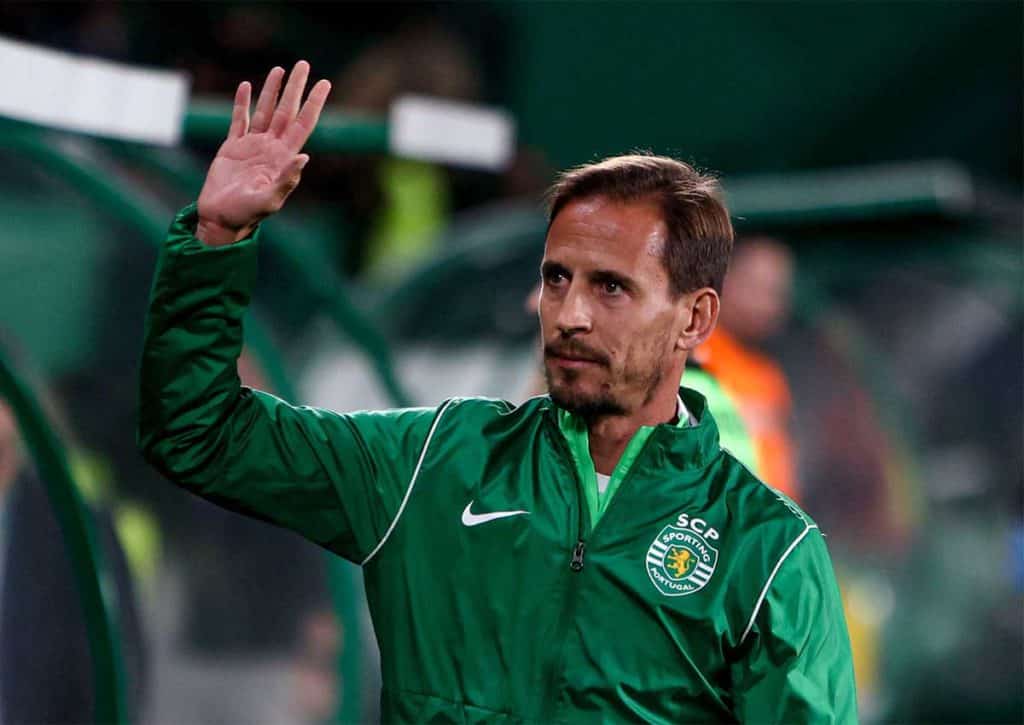 Stoppt auch der Trainerwechsel Sporting Lissabon (im Bild: Joao Pereira) nicht gegen Arsenal zu überraschen? (© SPP Sport Press Photo. / Alamy Stock Photo) Sporting Lissabon Arsenal Tipp