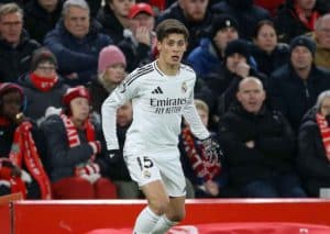 Lässt Real Madrid (im Bild: Güler) gegen Getafe nichts anbrennen? (© Andrew Orchard sports photography / Alamy Stock Photo) Real Madrid Getafe Tipp