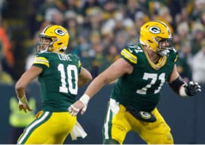 Demontieren die Packers mit Quarterback Love auch die Vikings? (© Associated Press / Alamy Stock Photo) Demontieren die Packers mit Quarterback Love auch die Vikings?
