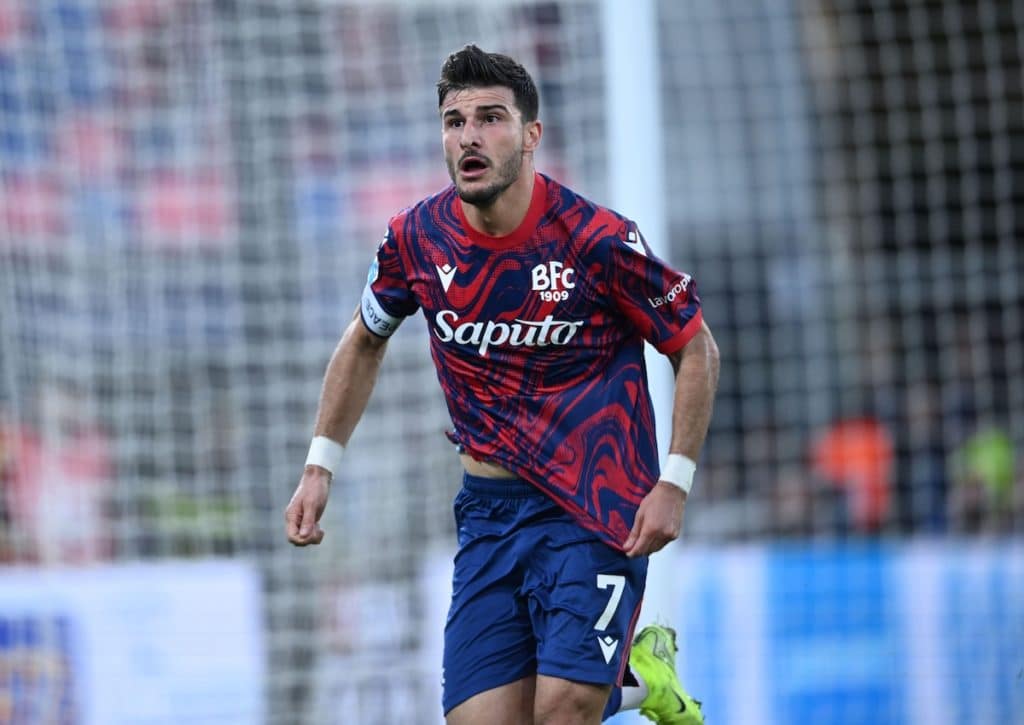 Nach überstandener Verletzung wieder zunehmend im Angriffsmodus: Riccardo Orsolini. (© Aflo Co. Ltd. / Alamy Stock Photo) Bologna Hellas Verona Tipp