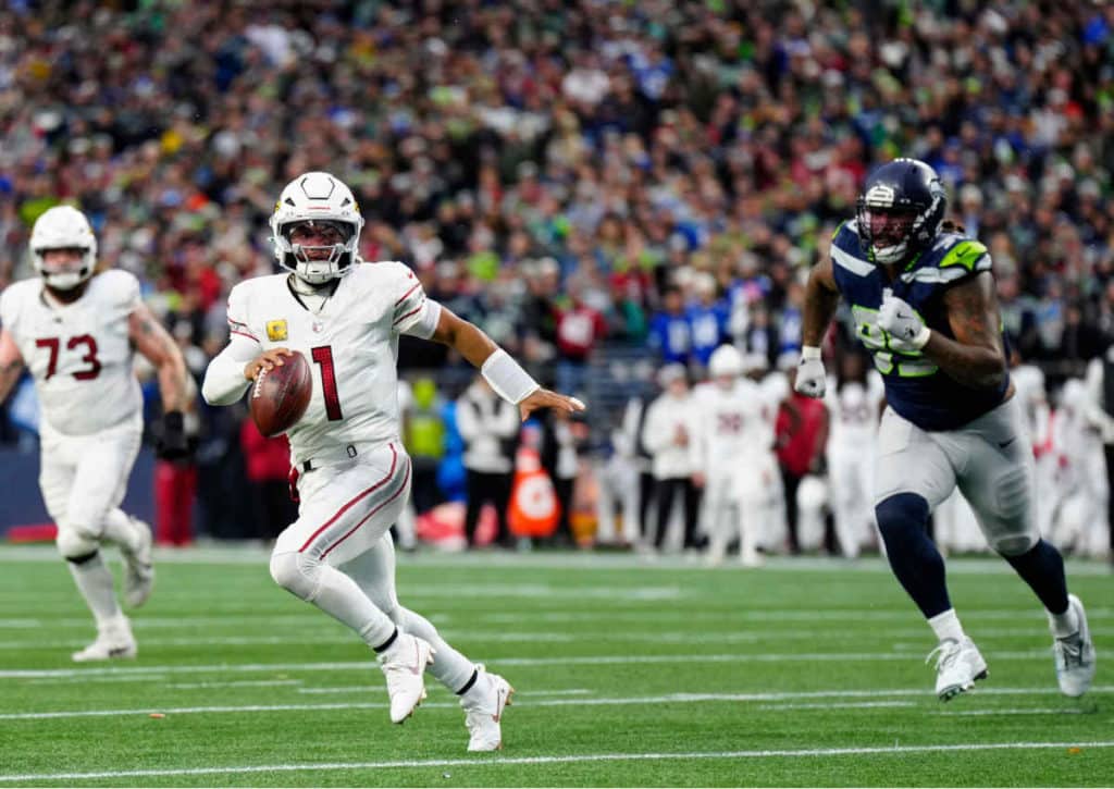 Schlagen die Cardinals im Re-Match gegen die Seahawks sofort zurück? (© Associated Press / Alamy Stock Photo) Schlagen die Cardinals im Re-Match gegen die Seahawks sofort zurück?