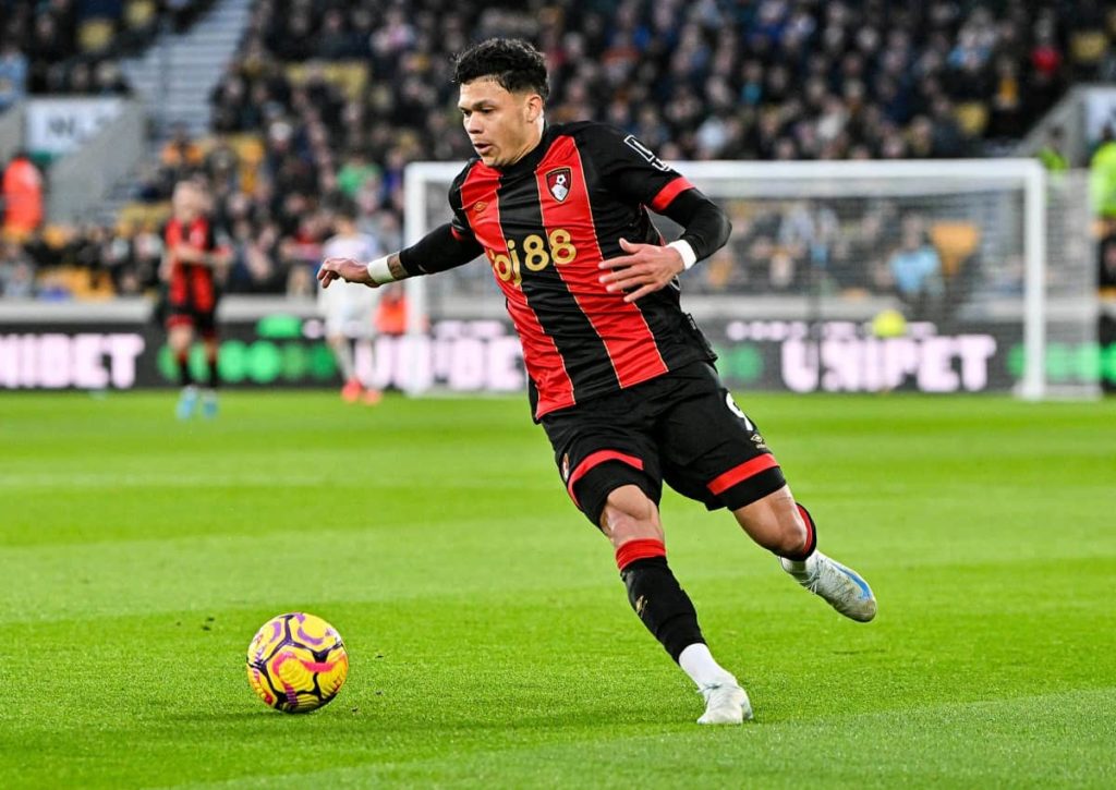 Setzt sich der Siegeszug von Bournemouth (im Bild: Evanilson) auch gegen West Ham weiter fort? (© Action Plus Sports Images / Alamy Stock Photo) Bournemouth West Ham Tipp