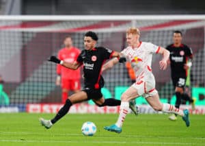 Duell im Spitzenfeld: Kann Leipzig mit einem Sieg gegen Frankfurt zu diesen aufschließen? (© Sipa US / Alamy Stock Photo) RB Leipzig Frankfurt Tipp