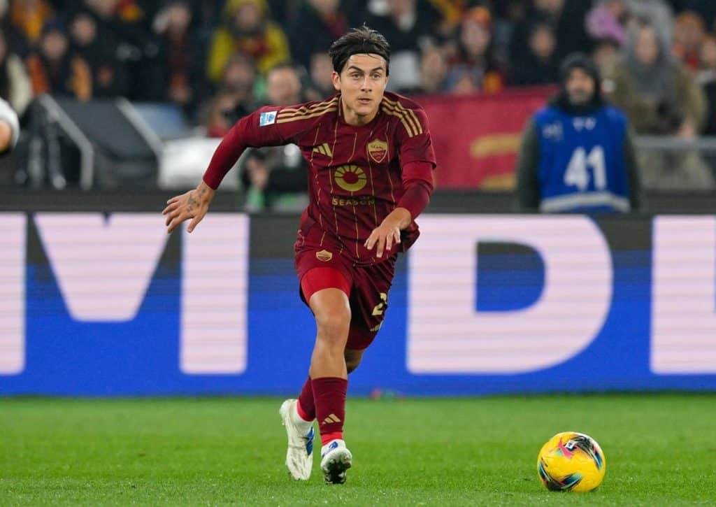 Punktet die kriselnde AS Rom (im Bild: Paulo Dybala) auch zu Hause gegen Braga? (© Sipa US / Alamy Stock Photo) AS Rom Braga Tipp