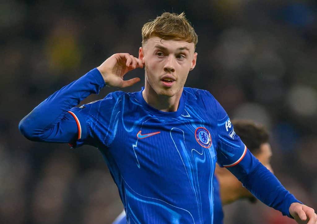 Verbucht Chelsea (im Bild: Palmer) gegen Brentford einen souveränen Favoritensieg? (© Mark Pain / Alamy Stock Photo) Chelsea Brentford Tipp