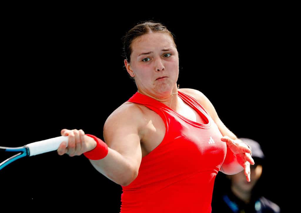 Ist Niemeier (im Bild) der deutlichen Favoritin Kostyuk gewachsen? (© dpa picture alliance / Alamy Stock Photo) Niemeier Kostyuk Tipp