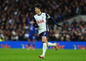 Zündet Tottenham (im Bild: Heung-Min Son) ein Torfeuerwerk gegen Elfsborg? (© Action Plus Sports Images / Alamy Stock Photo) Tottenham Elfsborg Tipp