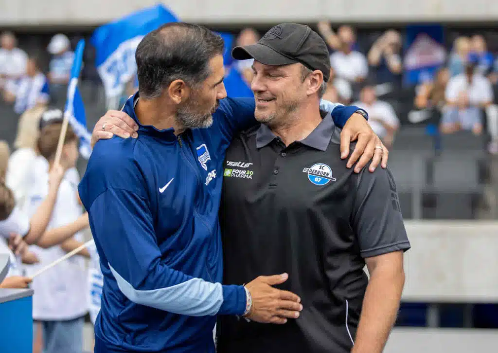 Behält Kwasniok vom SC Paderborn gegen Trainerkollegen Fiel von der Hertha die Oberhand?