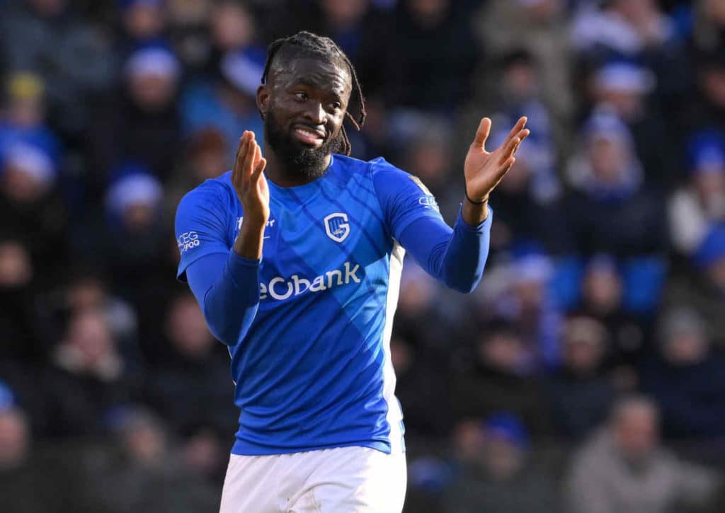 Netzt Top-Torjäger Arokodare für Genk auch im Pokalspiel bei St. Truiden? (© Belga News Agency / Alamy Stock Photo) Netzt Top-Torjäger Arokodare für Genk auch im Pokalspiel bei St. Truiden?