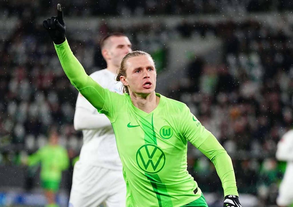 Lässt sich Wolfsburg (im Bild: Wimmer) gegen RB Leipzig nicht unterkriegen? (© Sipa US / Alamy Stock Photo) RB Leipzig VfL Wolfsburg Tipp