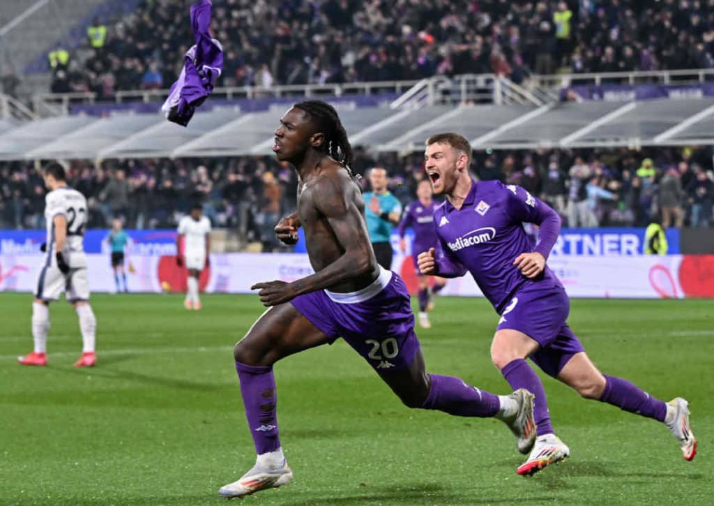 Lässt Inter Mailand auch im zweiten Spiel binnen vier Tagen gegen die Fiorentina (im Bild: Moise Kean) Federn?