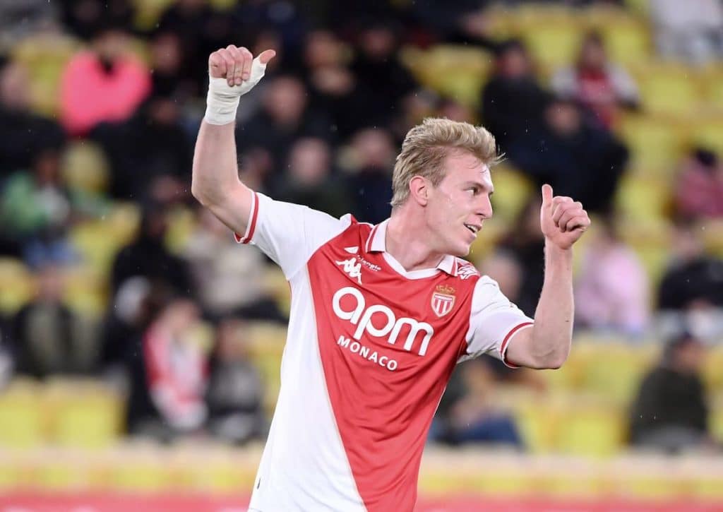 Talente ohne Ende: Wer setzt sich im Kracher zwischen Lille und Monaco (im Bild: Mika Biereth) durch? (© Philippe Lecoeur/FEP/Icon Sport / Alamy Stock Photo) Lille Monaco Tipp
