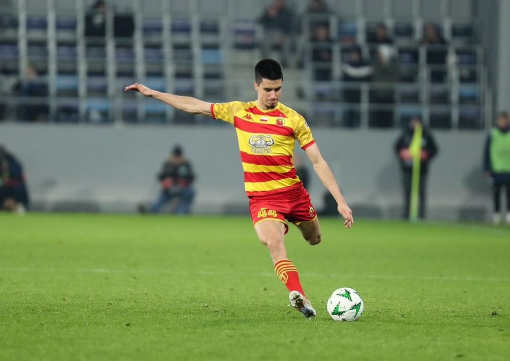 Gewinnt Jagiellonia Bialystok (im Bild: Joao Moutinho) auch das Rückspiel gegen den FK TSC souverän? (© Dimitrije Vasiljevic / Alamy Stock Photo) Jagiellonia Bialystok TSC Tipp