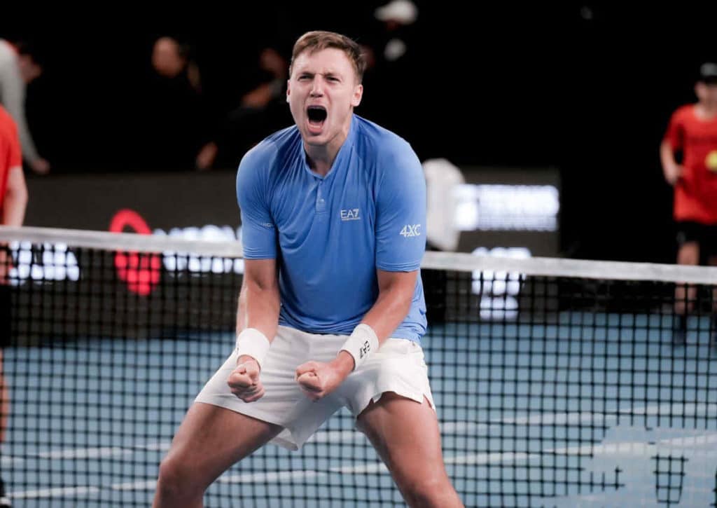 Holt sich Medjedovic gegen Humbert den Titel beim ATP Turnier in Marseille? (© ZUMA Press, Inc. / Alamy Stock Photo) Holt sich Medjedovic gegen Humbert den Titel beim ATP Turnier in Marseille?