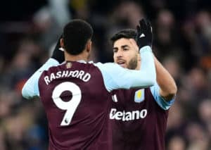 Nach der Klatsche in London: Stellt Cardiff dennoch keine Hürde für die Villans (im Bild: Rashford, Asensio) dar? (© PA Images / Alamy Stock Photo) Aston Villa Cardiff Tipp