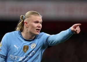 Beendet City (im Bild: Erling Haaland) den starken Lauf von Brighton letztendlich? (© Sportimage Ltd / Alamy Stock Photo) Manchester City Brighton Tipp