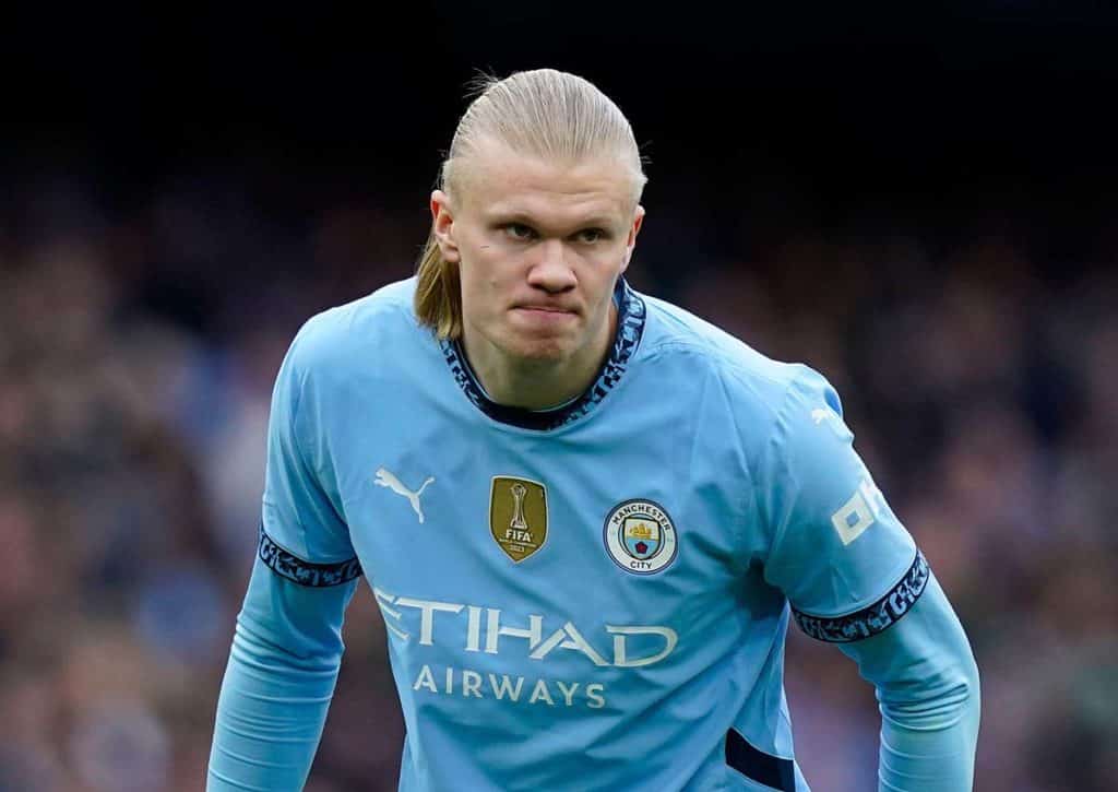 Hat Manchester City (im Bild: Haaland) gegen Bournemouth ein schwieriges Match vor sich? (© Sportimage Ltd / Alamy Stock Photo) Bournemouth vs. Manchester City Tipp